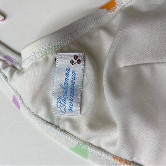 Shoshanna White Hearts Bikini ASO Jessica Simpson Newlyweds Small - Picture 13 of 16